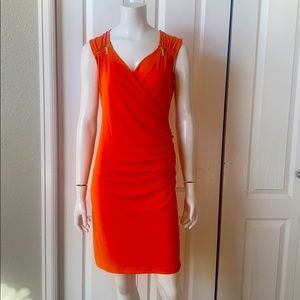Michael Kors, orange dress!